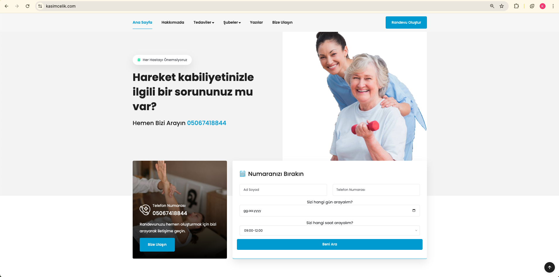 Kasım Çelik blog ve hizmet sayfaları — SEO yapı