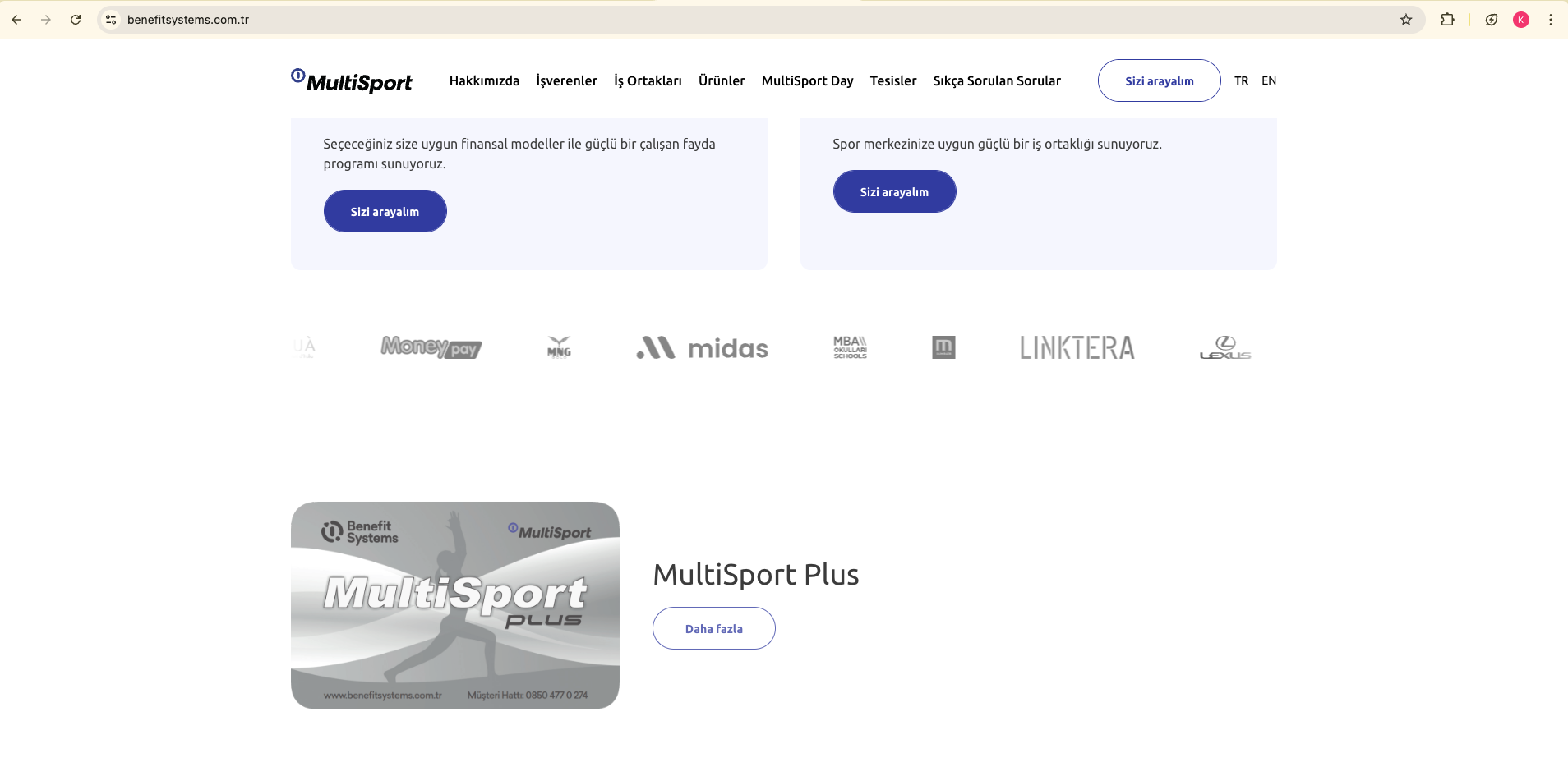 MultiSport hizmet sayfaları — SEO uyumlu yapı