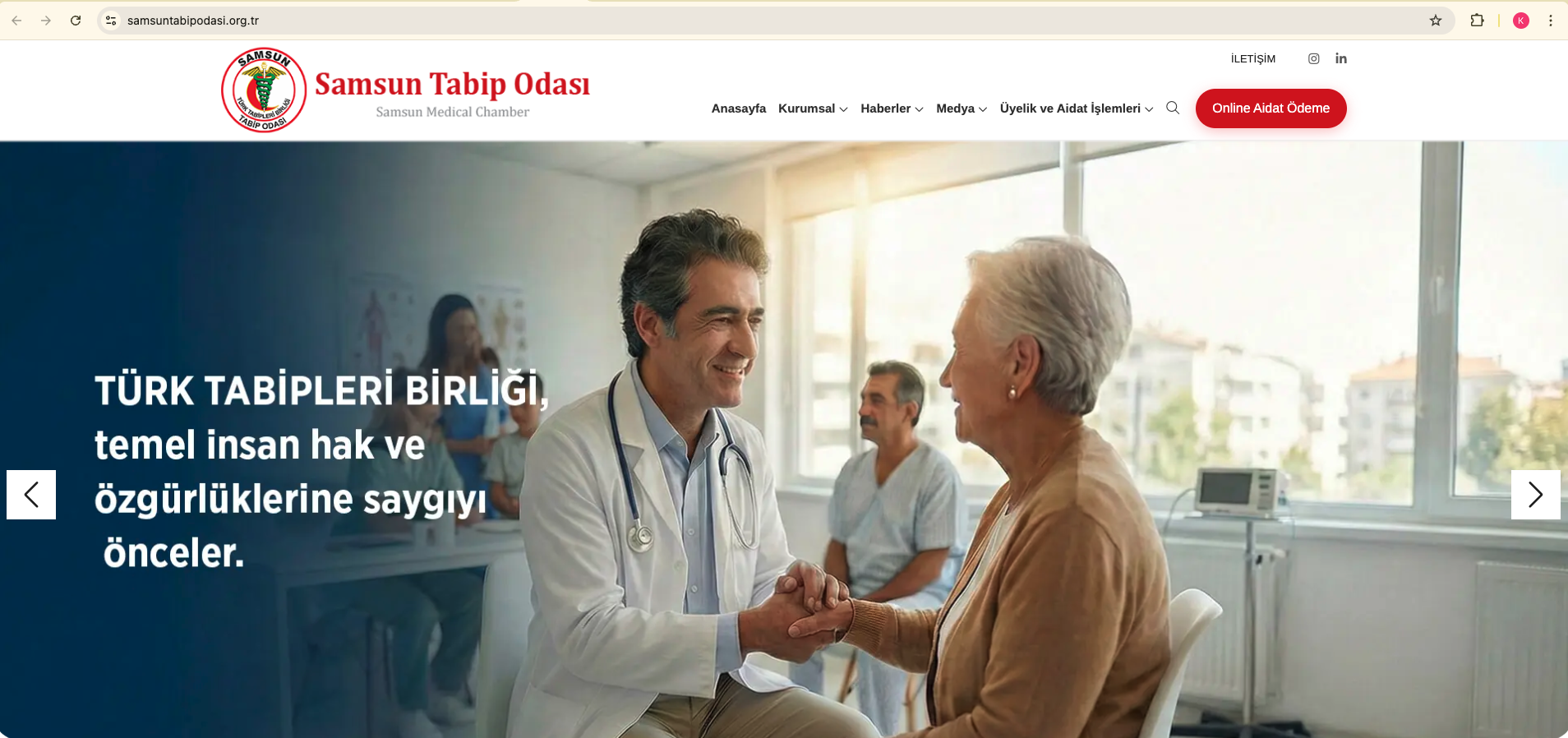 Samsun Tabip Odası hizmet sayfaları — SEO yapı