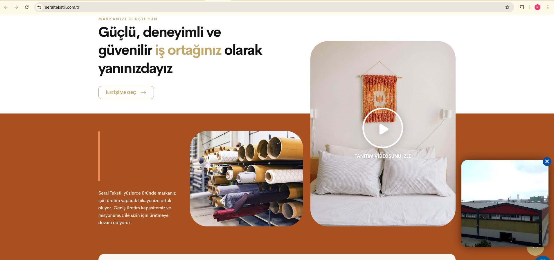 Seral Tekstil ürün sayfaları — SEO yapı