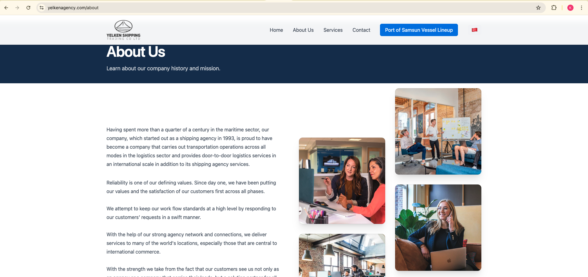 Yelken Agency hizmet sayfaları — SEO yapı