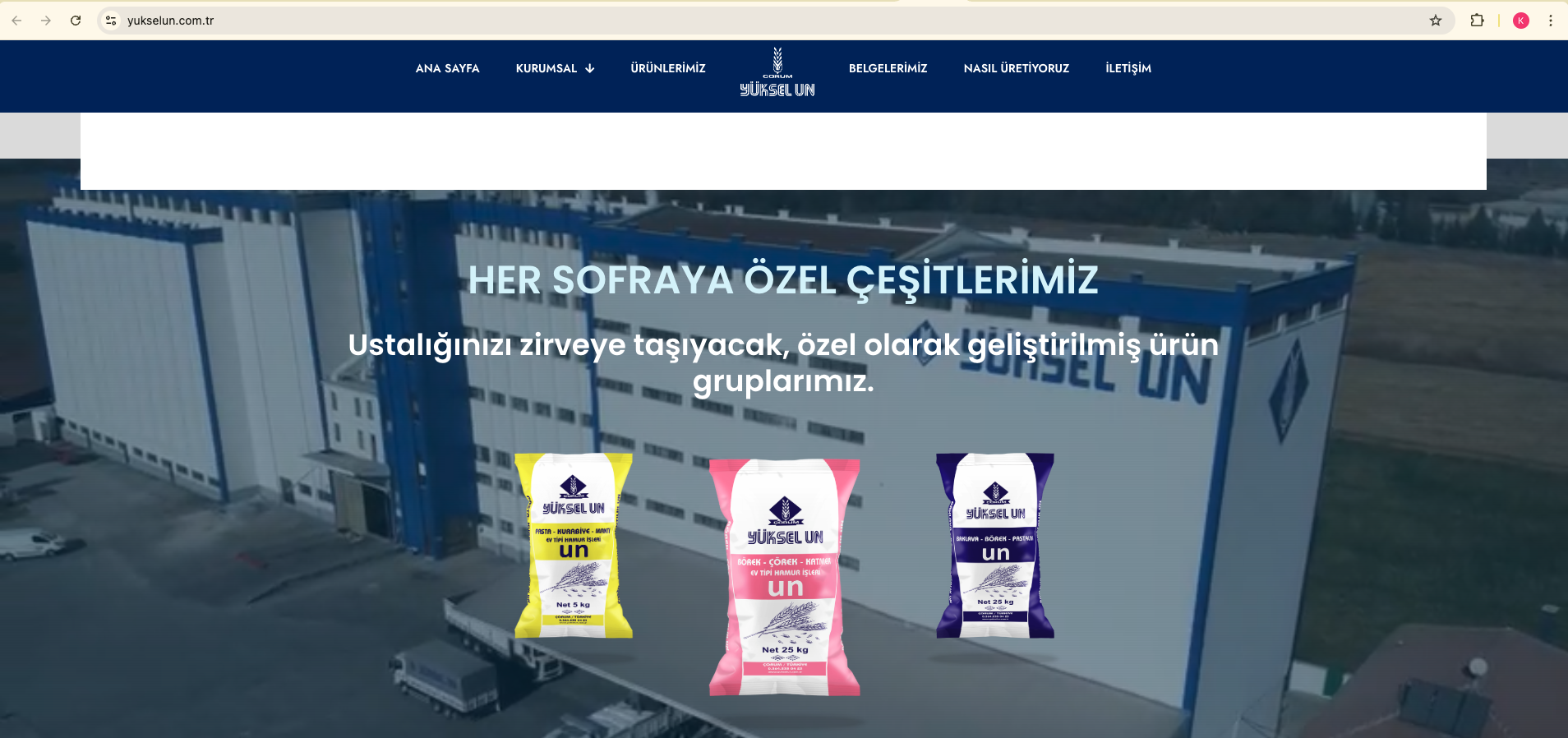 Yüksel Un ürün sayfaları — SEO yapı