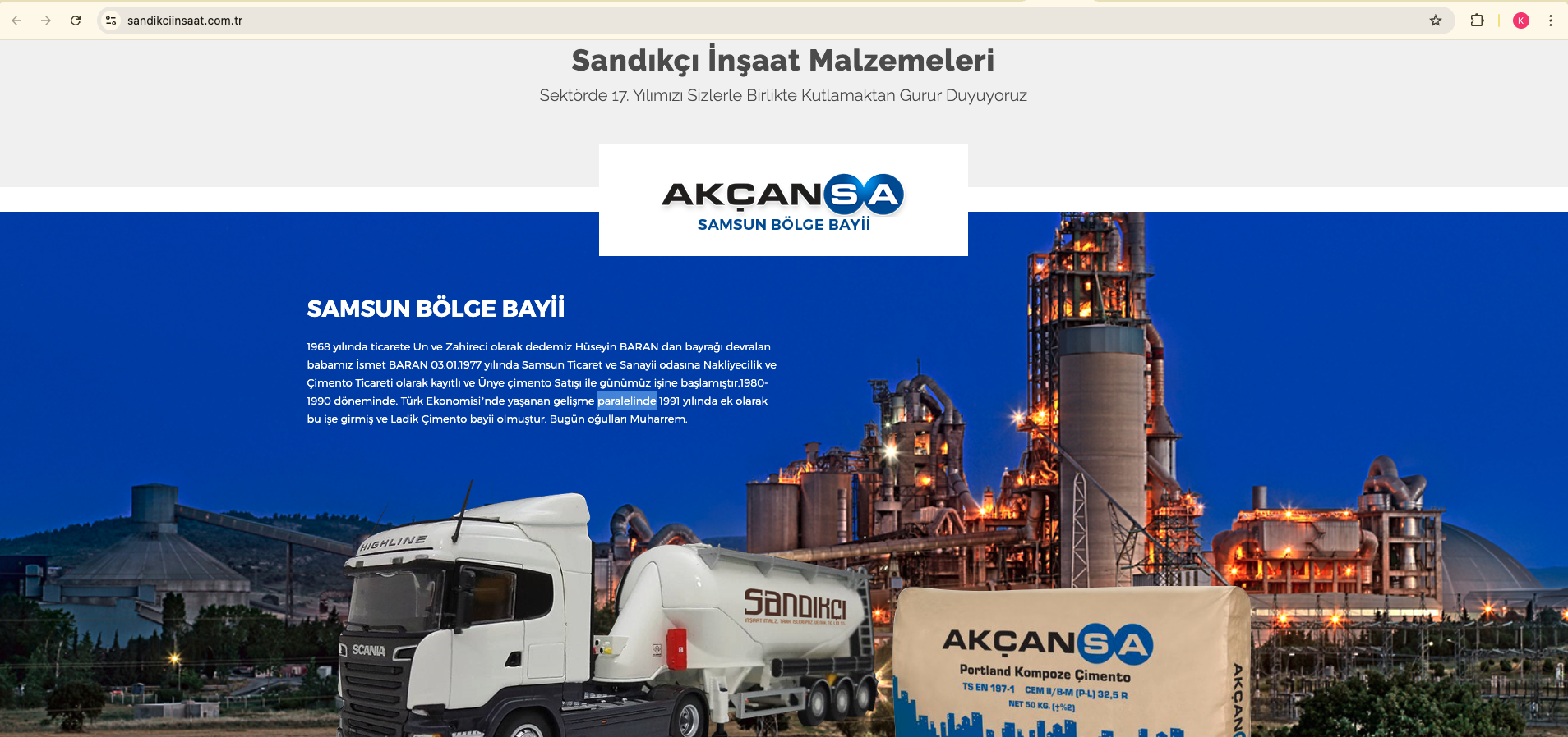 Sandıkçı İnşaat hizmet sayfaları — SEO yapı